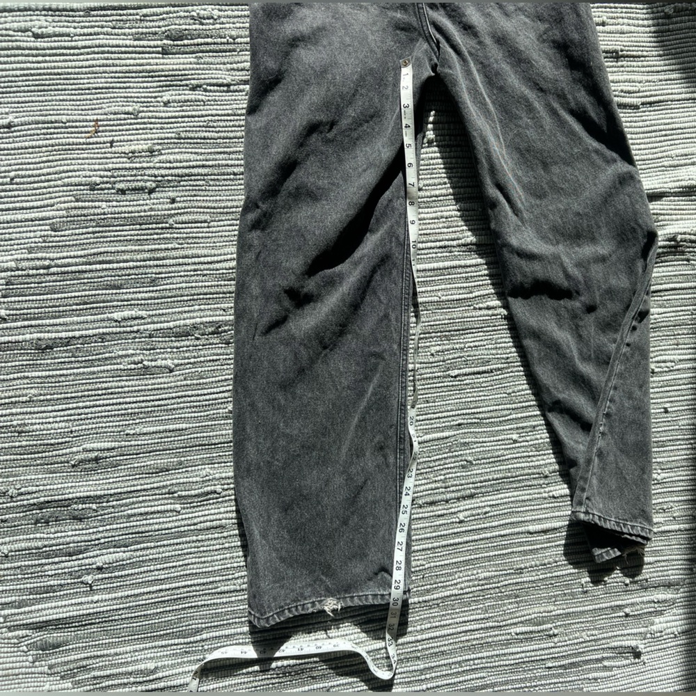 12th Tribe: Brooklyn Washed Black Slash Boyfriend Jeans - Picture 16 of 16
